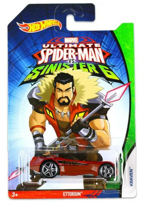 Hot Wheels Marvel Ultimate Spider-Man vs Sinister 6 Ettorium DTN69