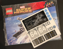 Lego 76042 The Shiels Helicarrier - YAPIM KILAVUZU / STICKER -