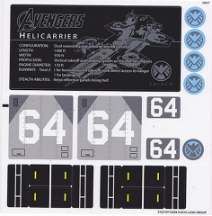 Lego 76042 The Shiels Helicarrier - YAPIM KILAVUZU / STICKER -