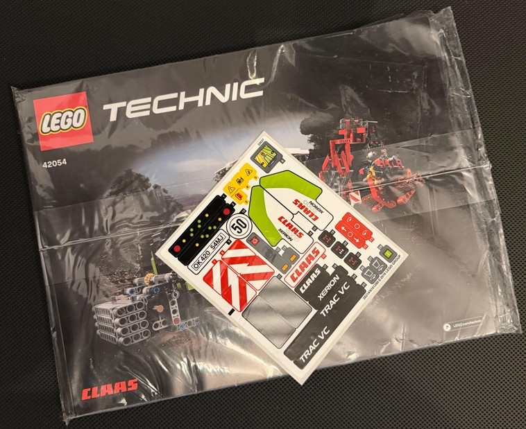 Lego 42054 Claas Xerion 5000 Trac VC - YAPIM KILAVUZU / STICKER -