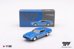 Mini GT Ford Mustang Mach 1 Grabber Blue 1138