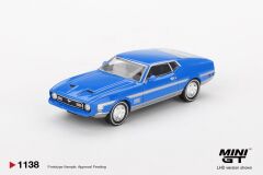 Mini GT Ford Mustang Mach 1 Grabber Blue 1138