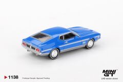 Mini GT Ford Mustang Mach 1 Grabber Blue 1138