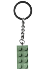 Lego 854159 2x4 Kum Yeşili Anahtarlık
