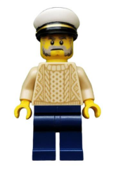 Lego Minifigür Sailor Captain idea032
