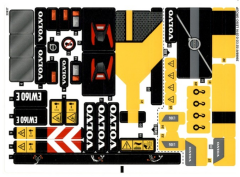 Lego 42053 Volvo EW160E - YAPIM KILAVUZU / STICKER -