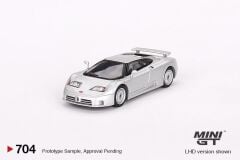 Mini GT Bugatti EB110 GT Grigio Chiaro 1:64 704