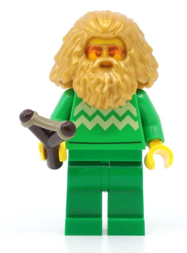 Orjinal Lego Minifigür Golden Hagrid beard