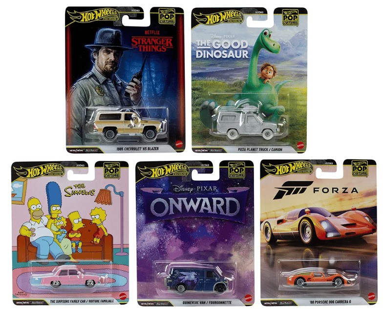 Hot Wheels Premium Pop Culture HXD63-979S 5'li Set