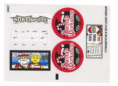 Lego 10245 Santa's Workshop - YAPIM KILAVUZU / STICKER -