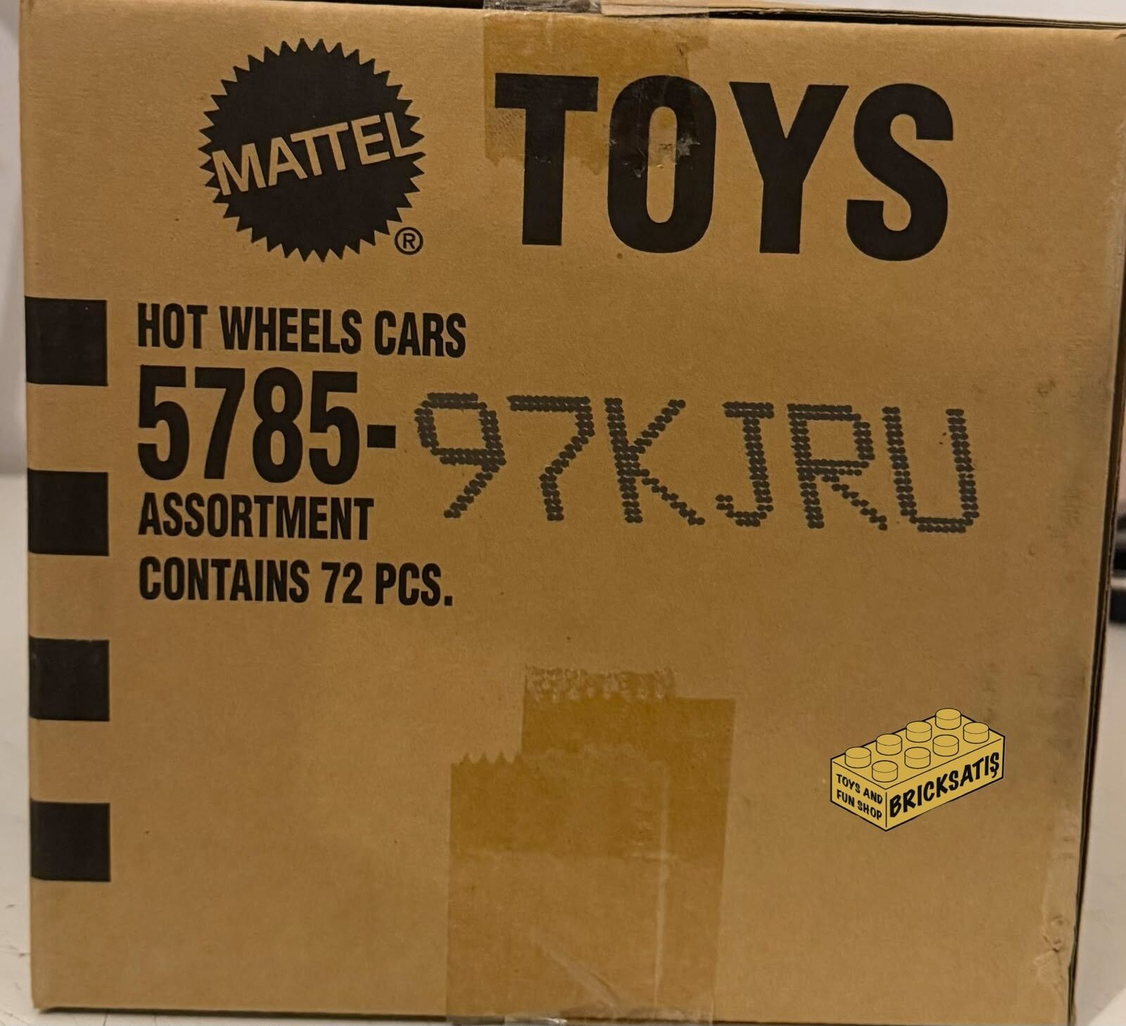 Hot Wheels Kısa Karton 72'li Kutu 5785-97KJRU