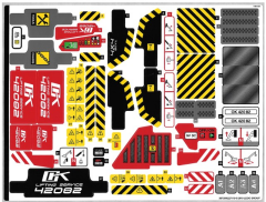 Lego 42082 Rough Terrain Crane - YAPIM KILAVUZU / STICKER -