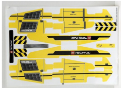 Lego 8043 Motorized Excavator - YAPIM KILAVUZU / STICKER -