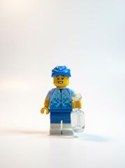 Orjinal Lego Minifigür Cyclist
