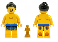 Orjinal Lego Minifigür Sumo Wrestler