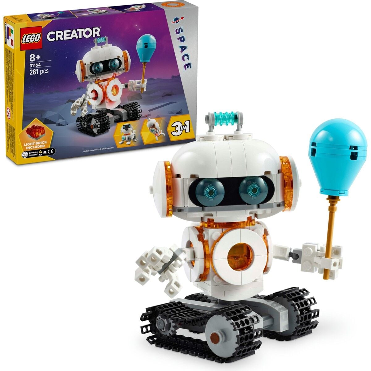 Lego Creator 3’ü 1 Arada Uzay Robotu 31164