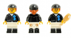 Orjinal Lego Minifigür Equestrian Rider