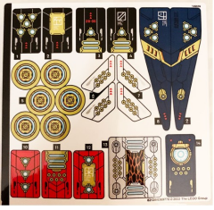 Lego 71765 Ninja Ultra Combo Mech - YAPIM KILAVUZU / STICKER -