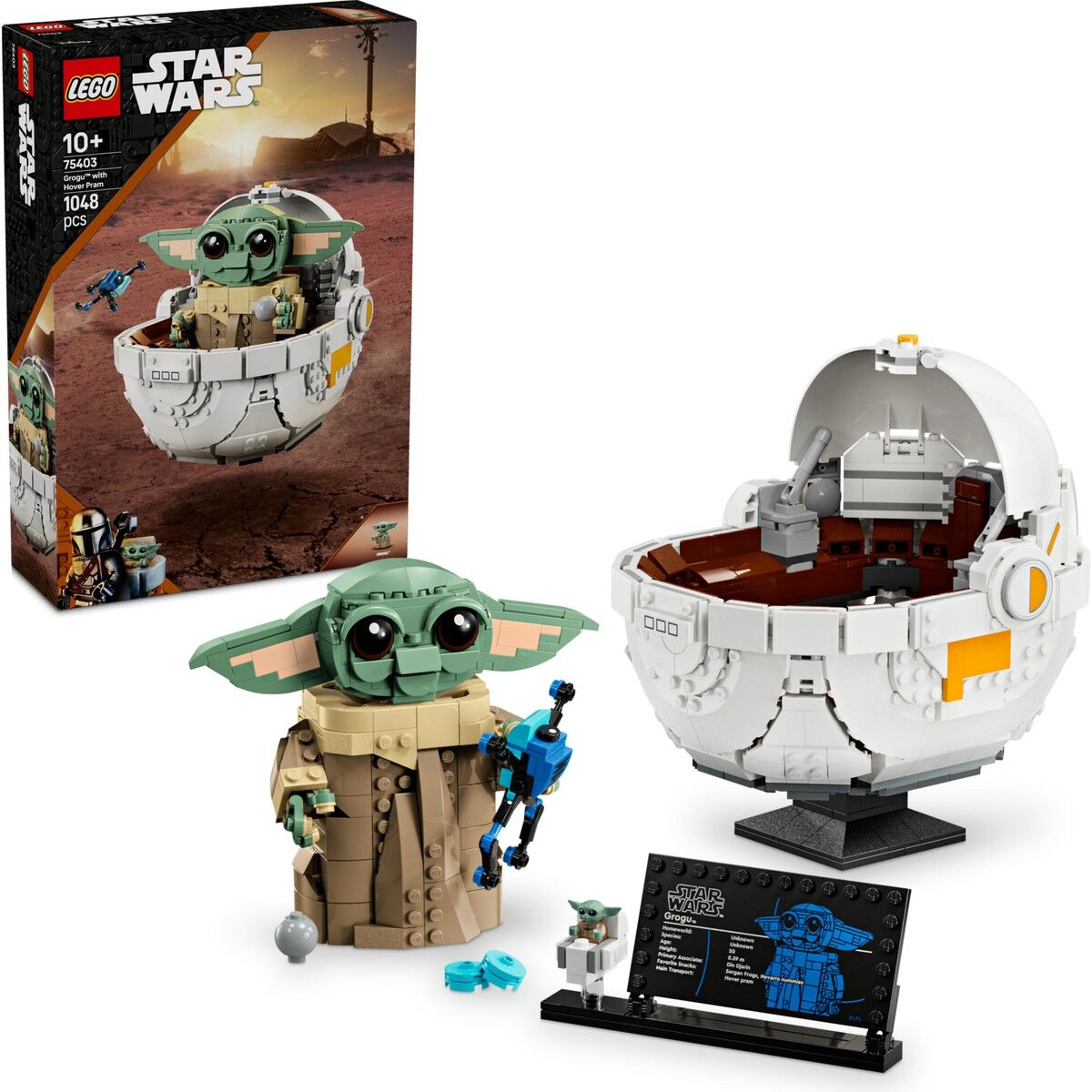 Lego Star Wars: The Mandalorian™ Uçan Bebek Arabalı Grogu™ 75403