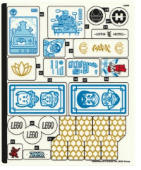 Lego 80036 The City of Lanterns - YAPIM KILAVUZU / STICKER -