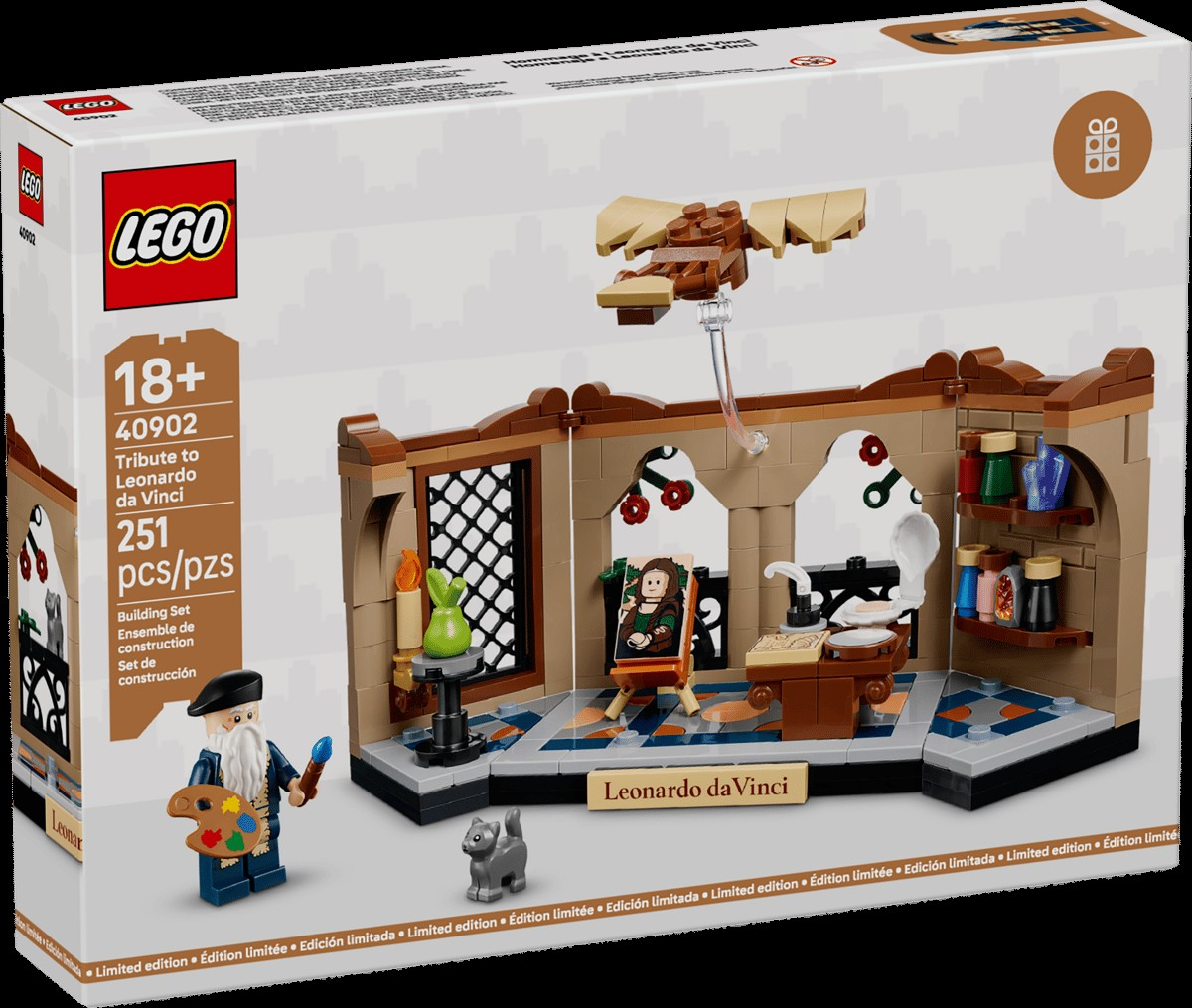Lego Tribute to Leonardo da Vinci 40902