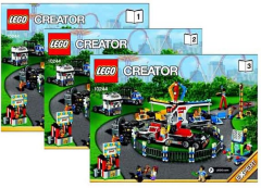 Lego 10244 Fairground Mixer - YAPIM KILAVUZU / STICKER -