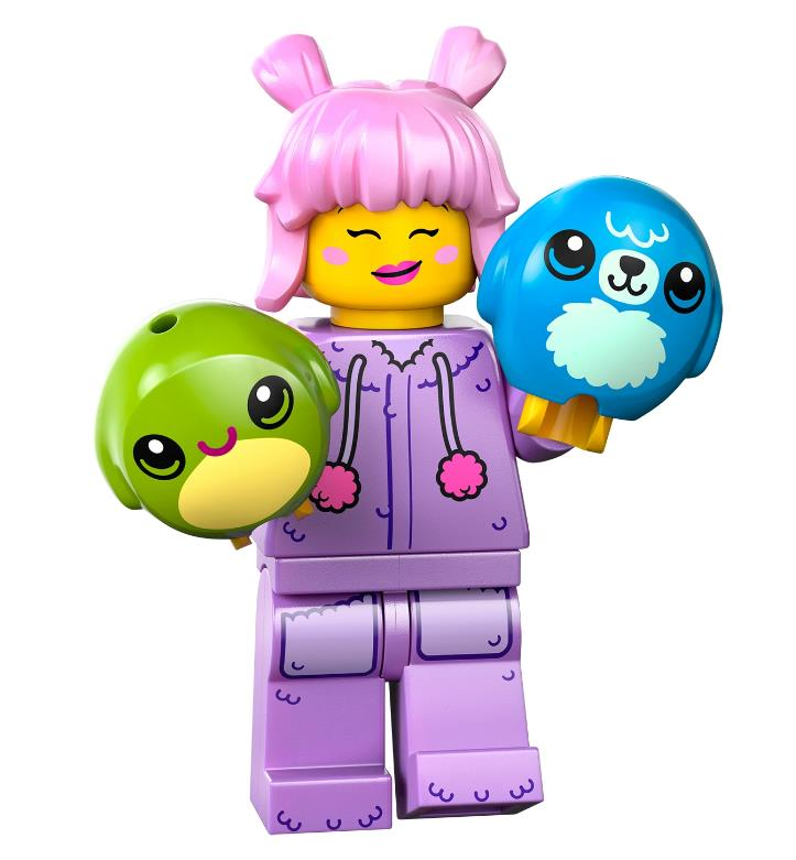 Lego Minifigür 71048 Seri 27 - 05 Plush Toy Collector