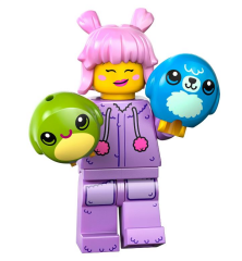 Lego Minifigür 71048 Seri 27 - 05 Plush Toy Collector