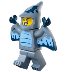 Lego Minifigür 71048 Seri 27 - 06 Pterodactyl Costume Fan