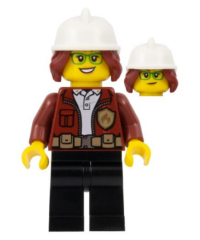 Lego Minifigür Fire Chief Female Freya McCloud cty1288