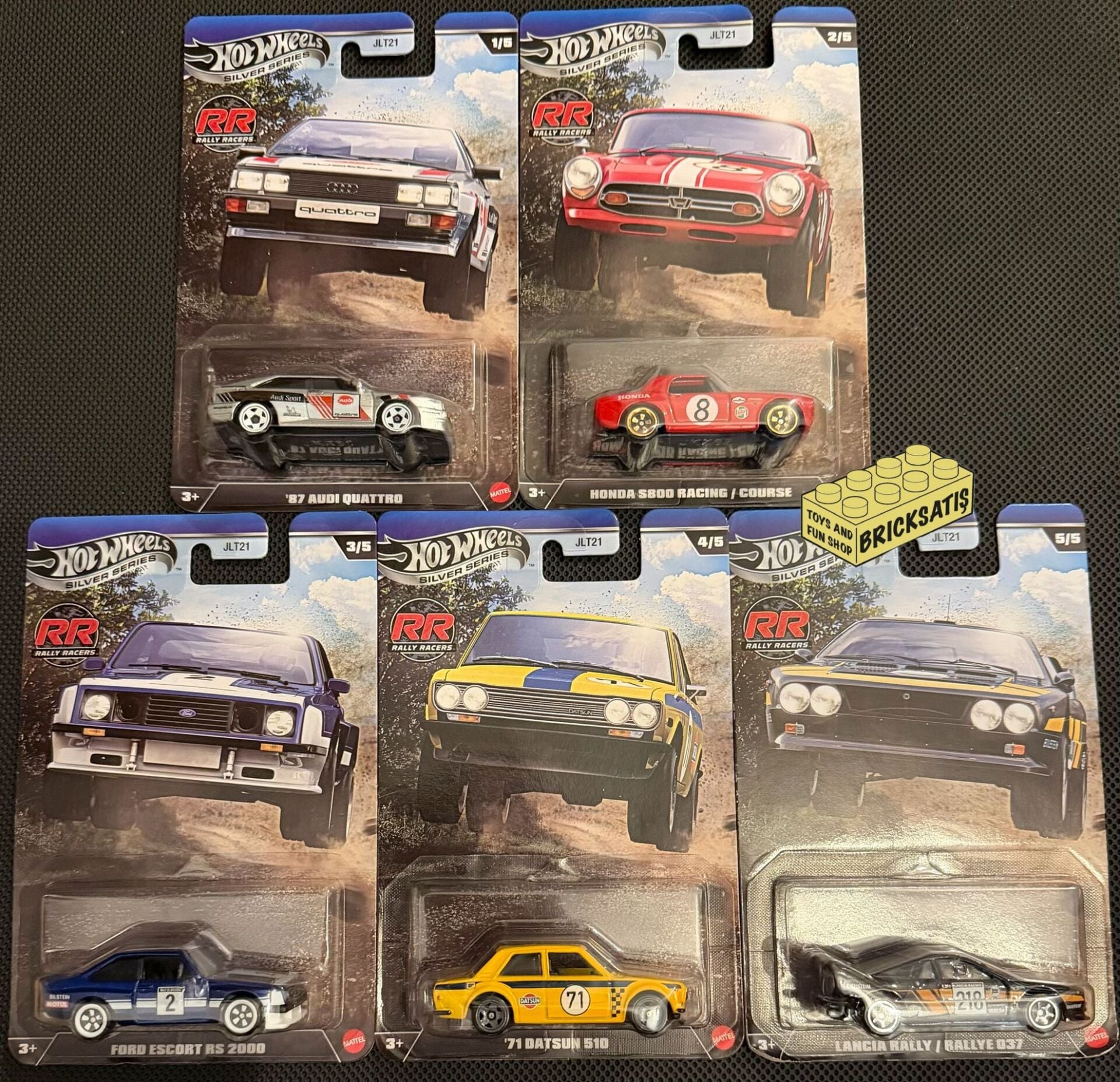 Hot Wheels Silver Series 2026 Rally Racers 5'li Set