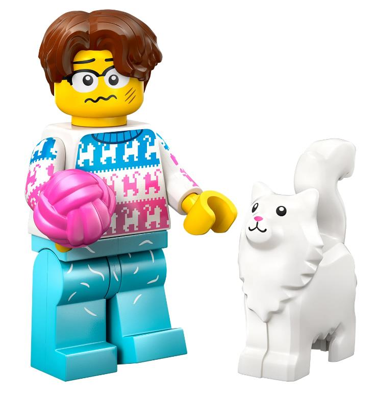 Lego Minifigür 71048 Seri 27 - 11 Crazy Cat Lover