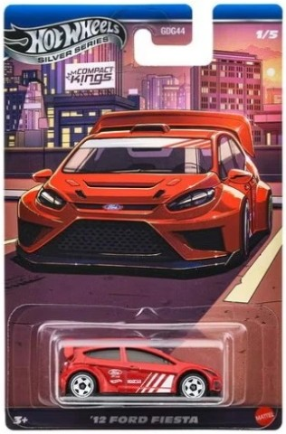 Hot Wheels Silver Series Compact Kings '12 Ford Fiesta JKX58