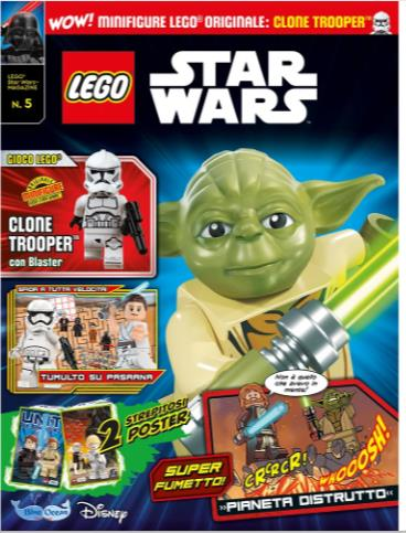 Lego Star Wars Dergi- Clone Trooper Minifigure - İtalyanca