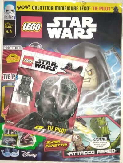 Lego Star Wars Dergi Tie Pilot Minifigure - İtalyanca
