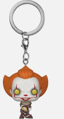 Funko Pop Pocket Keychain IT Pennywise With Beaver Hat