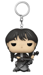 Funko Pop Pocket Keychain Wednesday Addams With Cello