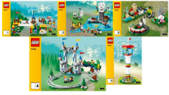Lego 40346 Legoland Park - YAPIM KILAVUZU / STICKER -