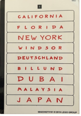 Lego 40346 Legoland Park - YAPIM KILAVUZU / STICKER -