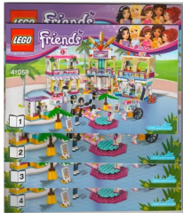Lego 41058 Heartlake Shopping Mall - YAPIM KILAVUZU / STICKER -