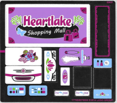 Lego 41058 Heartlake Shopping Mall - YAPIM KILAVUZU / STICKER -