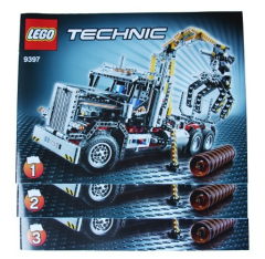 Lego 9397 Logging Truck - YAPIM KILAVUZU / STICKER -