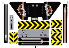 Lego 9397 Logging Truck - YAPIM KILAVUZU / STICKER -