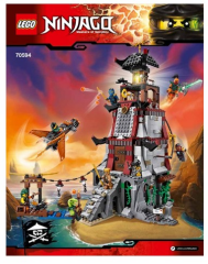 Lego 70594 The Lighthouse Siege - YAPIM KILAVUZU / STICKER -