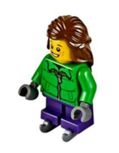 Lego Minifigür Advent Calendar 2014 City Girl on Ice Skates 60063-9