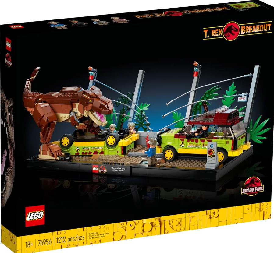 Lego Jurassic World T-Rex Kaçışı 76956