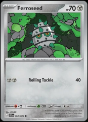 Pokemon Mega Evolution Chaos Rising Single Kart Ferroseed 062/086