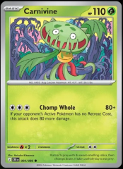 Pokemon Mega Evolution Chaos Rising Single Kart Carnivine 004/086