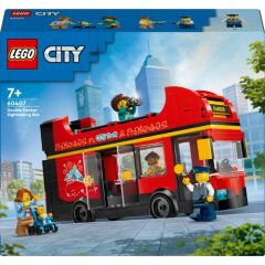 Lego City Kırmızı İki Katlı Gezi Otobüsü 60407