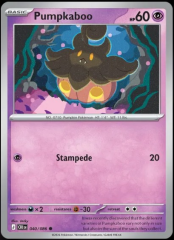 Pokemon Mega Evolution Chaos Rising Single Kart Pumpkaboo 040/086